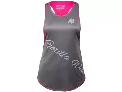 Gorilla Wear Florida Stringer Tank Top – Szürke/rózsaszín