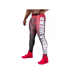 Gorilla Wear Bruce Men's Tights – Szürke/piros