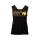Gorilla Wear Odessa Cross Back Tank Top - Black/neon Orange – Fekete/narancssárga