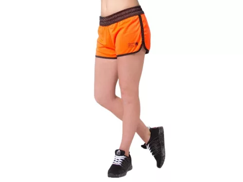 Gorilla Wear Madison Reversible Short - Black/neon Orange – Fekete/narancssárga