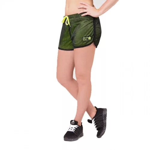 Gorilla Wear Madison Reversible Short – Fekete/neon lime