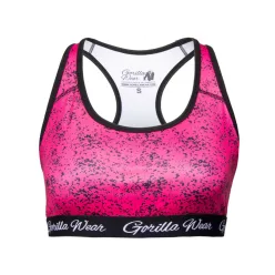 Gorilla Wear Hanna Sport Bra – Fekete/rózsaszín