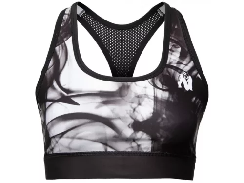 Gorilla Wear Phoenix Sport Bra – Fekete/fehér