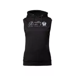 Gorilla Wear Selma Sleeveless Hoodie – Fekete