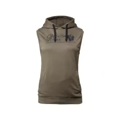 Gorilla Wear Selma Sleeveless Hoodie – Katonazöld