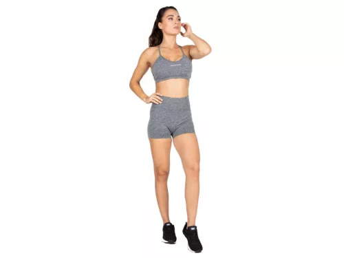 Gorilla Wear Quincy Seamless Shorts – Szürke melírozott