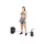 Gorilla Wear Quincy Seamless Cycling Shorts – Szürke melírozott
