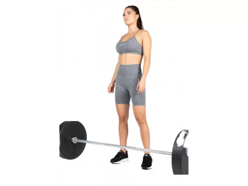 Gorilla Wear Quincy Seamless Cycling Shorts – Szürke melírozott