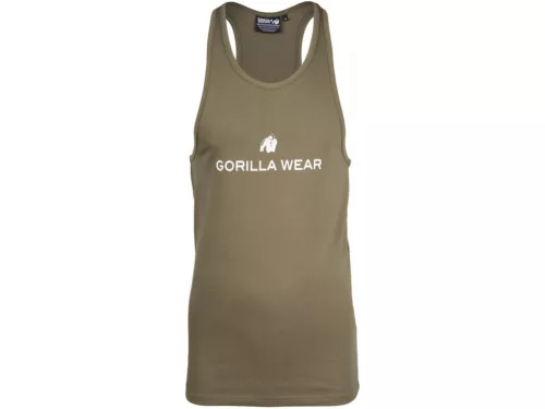 Gorilla Wear Carter Stretch Tank Top – Katonazöld