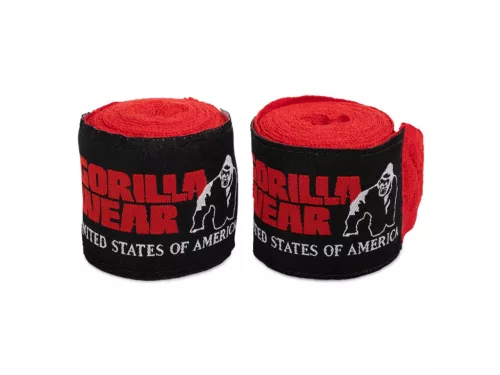 Gorilla Wear Box Bandázs 2,5m/98inch – Piros