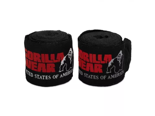 Gorilla Wear Box Bandázs 2,5m/98inch – Fekete