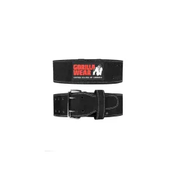 Gorilla Wear 4 Inch Leather Lifting Belt – Fekete
