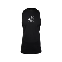Gorilla Wear Cisco Drop Armhole Tank Top – Fekete/fehér