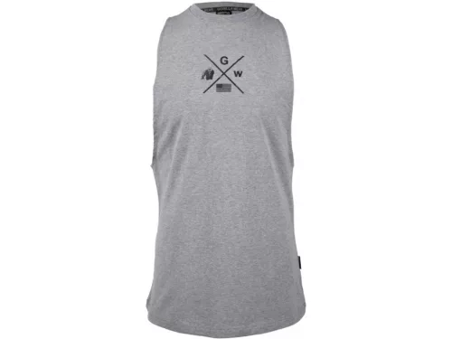 Gorilla Wear Cisco Drop Armhole Tank Top – Szürke/fekete