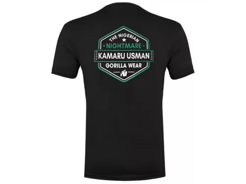 Gorilla Wear Kamaru Usman T-shirt – Fekete