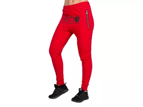 Gorilla Wear Celina Drop Crotch Joggers – Piros