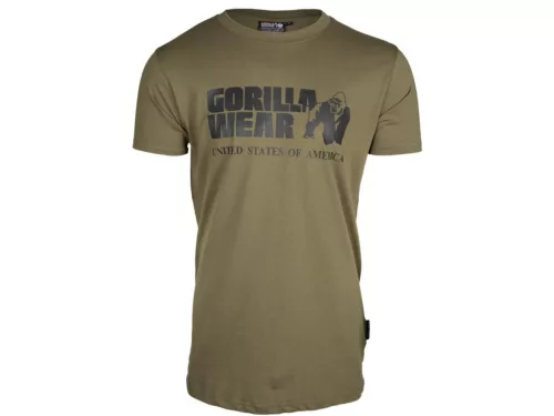 Gorilla Wear Classic Rövidujjú Póló – Katonazöld