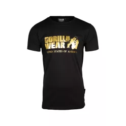 Gorilla Wear Classic Rövidujjú Póló – Fekete/arany