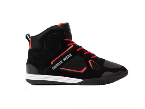 Gorilla Wear Troy High Tops – Fekete/piros