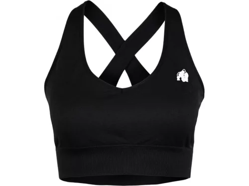 Gorilla Wear Hilton Seamless Sport Bra – Fekete