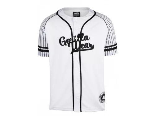 Gorilla Wear 82 Baseball Jersey – Fehér