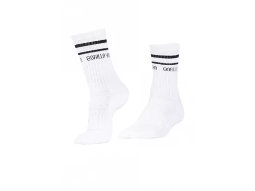 Gorilla Wear Gw Crew Socks – Fehér