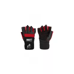 Gorilla Wear Dallas Wrist Wrap Gloves – Fekete/piros