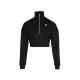 Gorilla Wear Ocala Cropped Half-zip Sweatshirt – Fekete