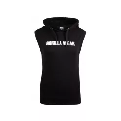 Gorilla Wear Virginia Sleeveless Hoodie – Fekete