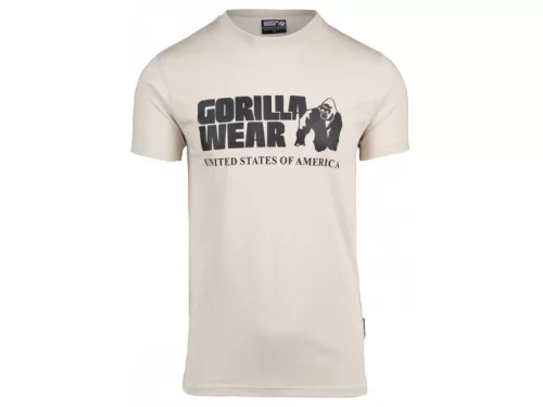 Gorilla Wear Classic Rövidujjú Póló – Bézs