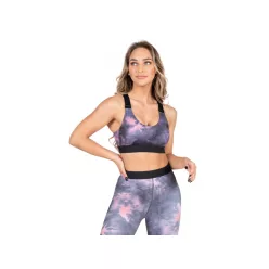 Gorilla Wear Colby Sports Bra – Szürke/rózsaszín