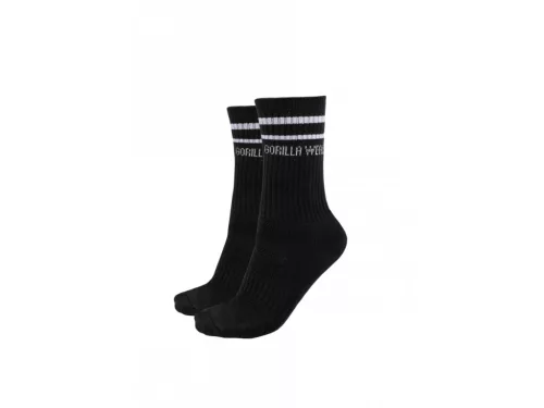 Gorilla Wear Crew Socks 2-pack – Fekete