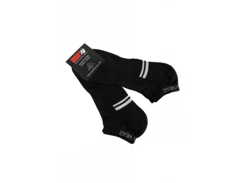 Gorilla Wear Quarter Socks 2-pack – Fekete