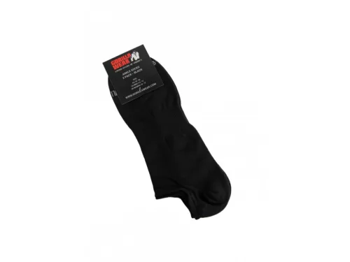 Gorilla Wear Ankle Socks 2-pack – Fekete