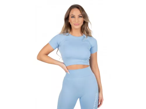Gorilla Wear Selah Seamless Crop Top – Világoskék