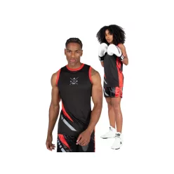 Gorilla Wear Hornell Tank Top – Fekete/piros