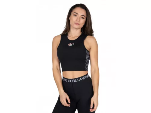 Gorilla Wear Zion Crop Top – Fekete