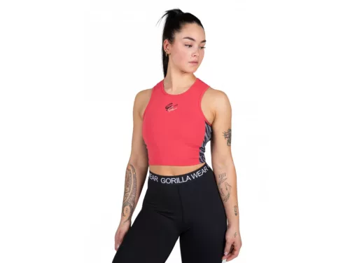Gorilla Wear Zion Crop Top – Piros
