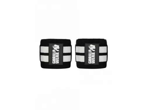 Gorilla Wear Elbow Wraps – 150cm – Fekete/fehér
