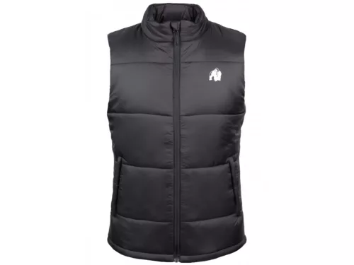 Gorilla Wear Irvine Pufi Mellény – Fekete