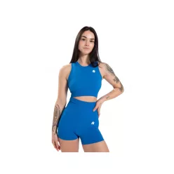   Gorilla Wear Olivia Seamless Varrásmentes Rövid Felső – Kék