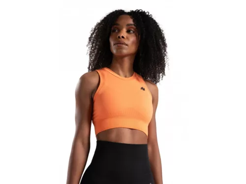 Gorilla Wear Olivia Seamless Varrásmentes Rövid Felső – Barack