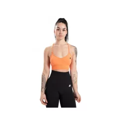   Gorilla Wear Olivia Seamless Varrásmentes Sportmelltartó – Barack