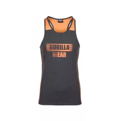 Gorilla Wear Wallace Tank Top – Szürke/narancssárga
