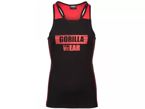 Gorilla Wear Wallace Tank Top – Fekete/piros