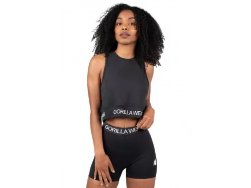 Gorilla Wear Colby Cropped Tank Top – Fekete