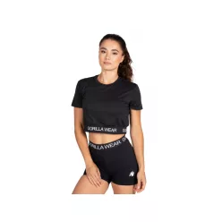 Gorilla Wear Colby Cropped T-shirt – Fekete