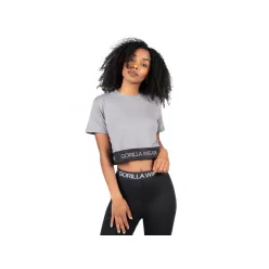 Gorilla Wear Colby Cropped T-shirt – Szürke