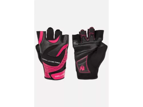 Gorilla Wear Women's Fitness Kesztyű 2.0 – Fekete/rózsaszí
