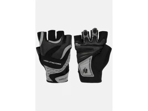 Gorilla Wear Women's Fitness Kesztyű 2.0 – Fekete/szürke